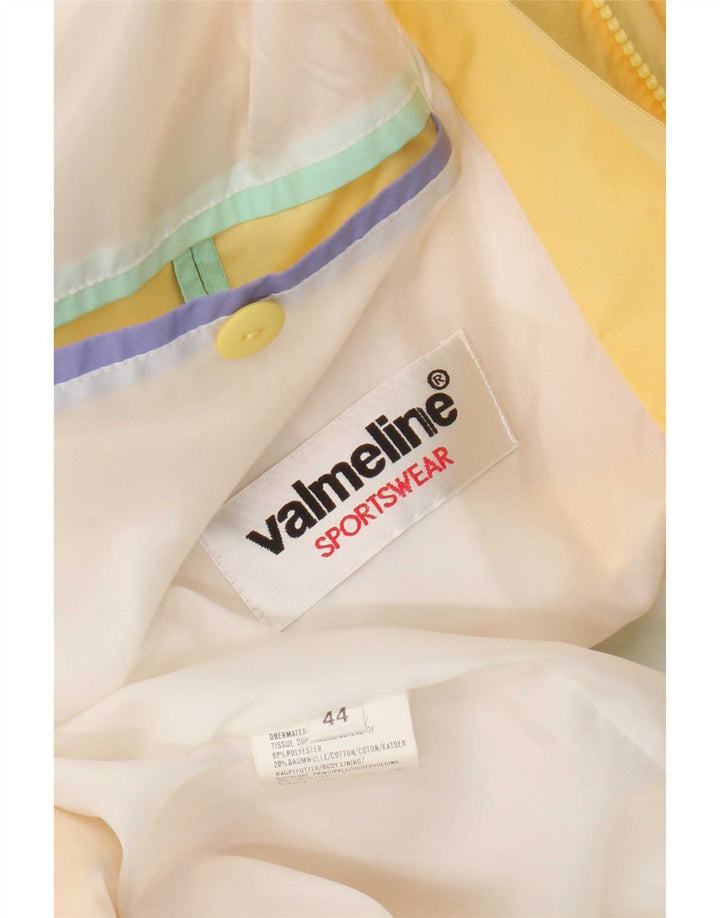 Valmeline Damen Übergroße Parkajacke mit Kapuze EU 44 XL Gelber Farbblock