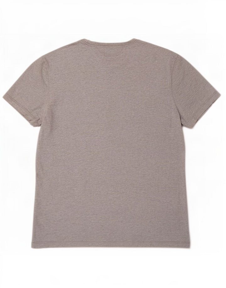 Tommy Hilfiger Herren T-Shirt Top mittelgraue Baumwolle