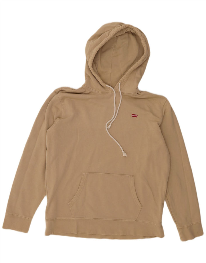 Levi's Herren Standard Kapuzenpullover, Größe L, Beige, Baumwolle