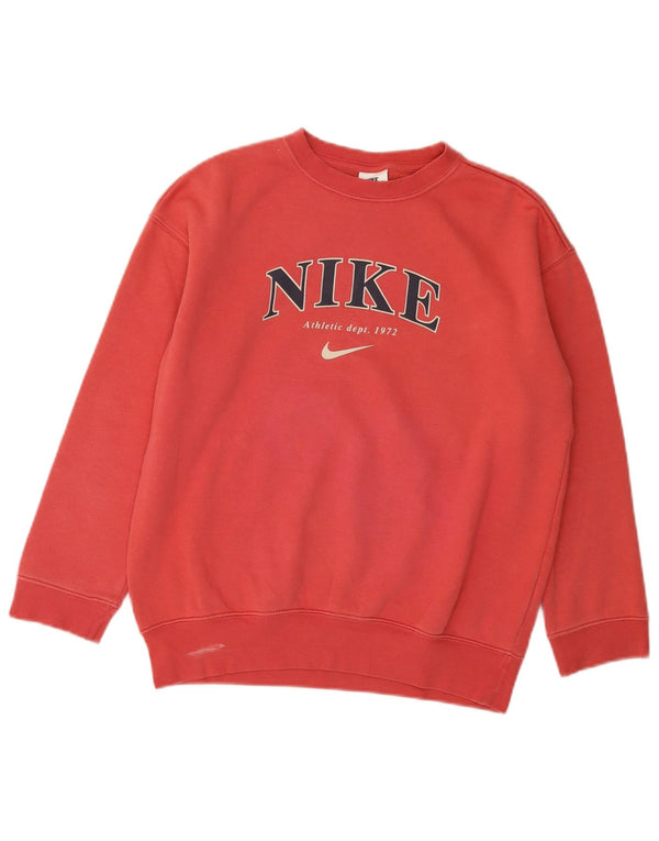 Nike Mädchen-Sweatshirt mit Grafik, 10–11 Jahre, mittelrosa, Baumwolle