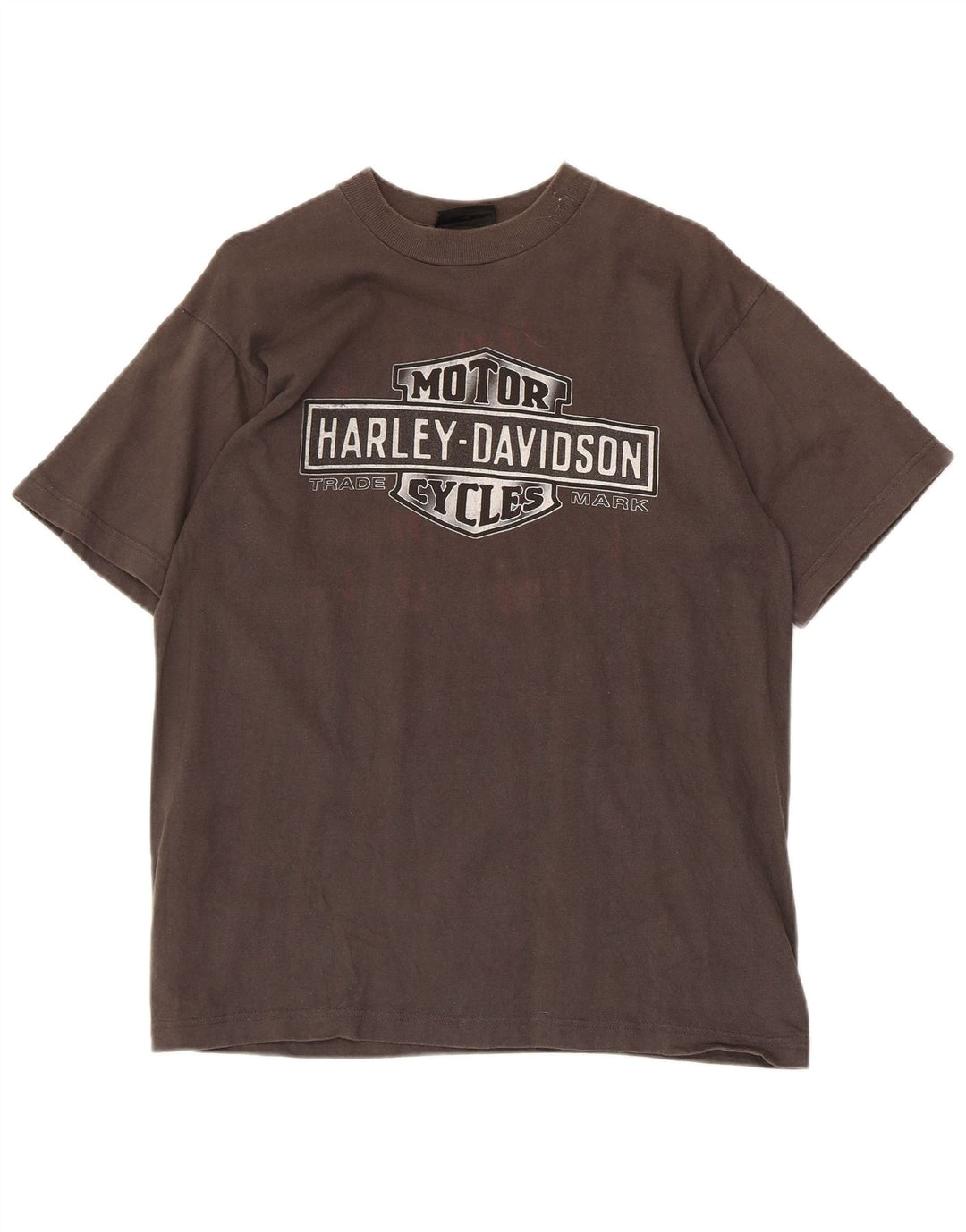 Harley Davidson Herren-T-Shirt mit Grafik, mittelgraue Baumwolle