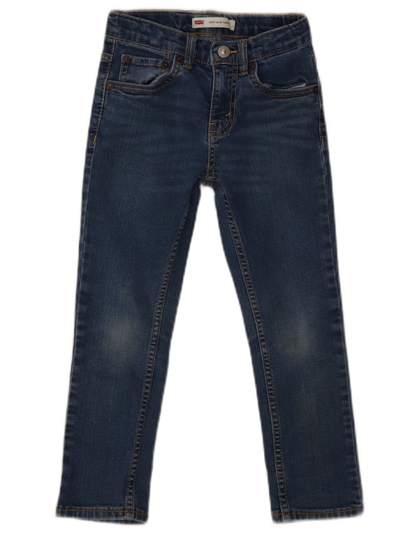 Levi's Mädchen 512 Slim Tapered Jeans 5–6 Jahre W20 L19 Blaue Baumwolle
