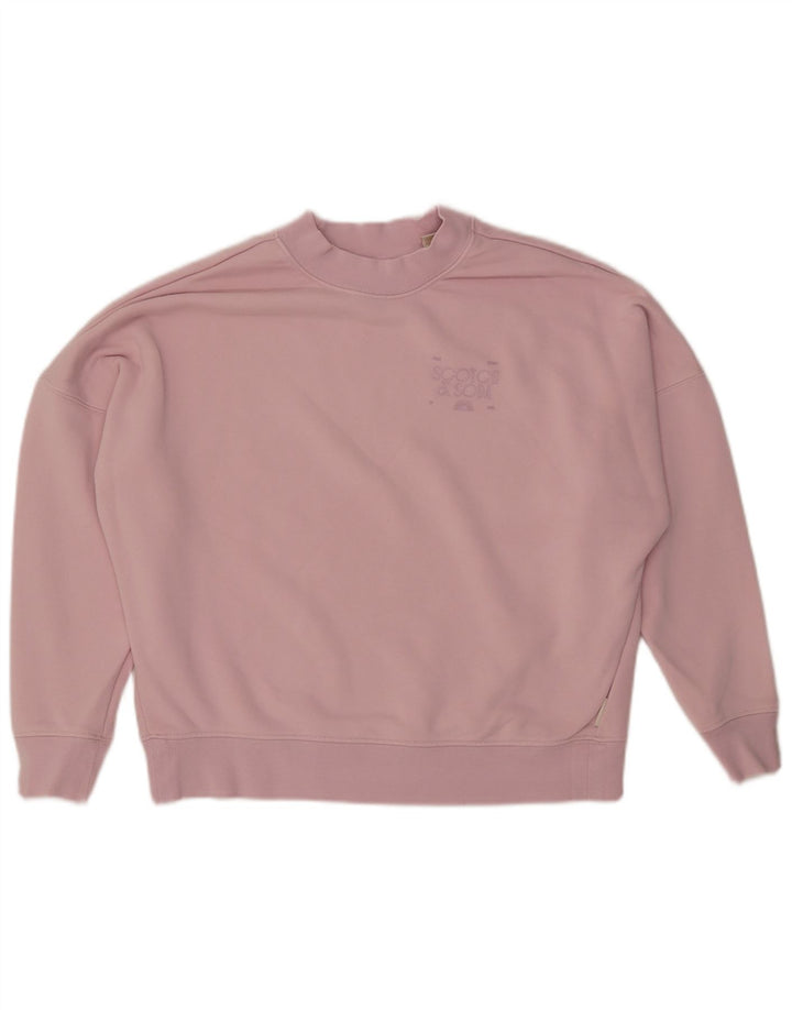 SCOTCH & SODA Damen-Sweatshirt in Übergröße, Gr. 10, Größe S, Rosa, Baumwolle