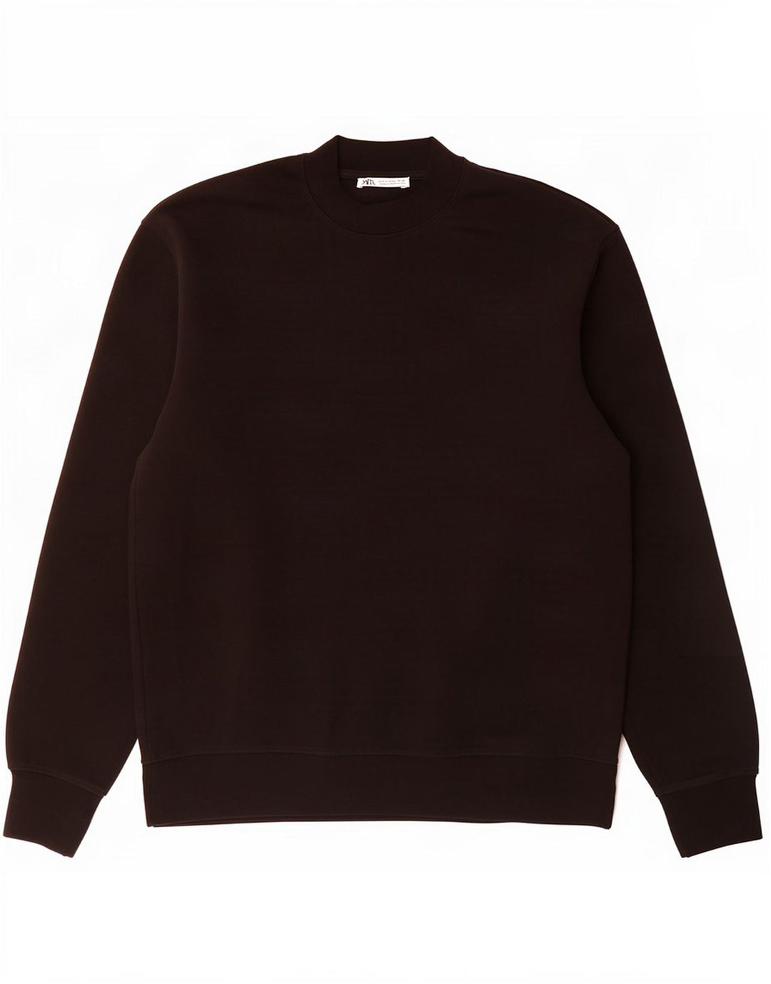 Zara Herren-Sweatshirt-Pullover, große schwarze Baumwolle