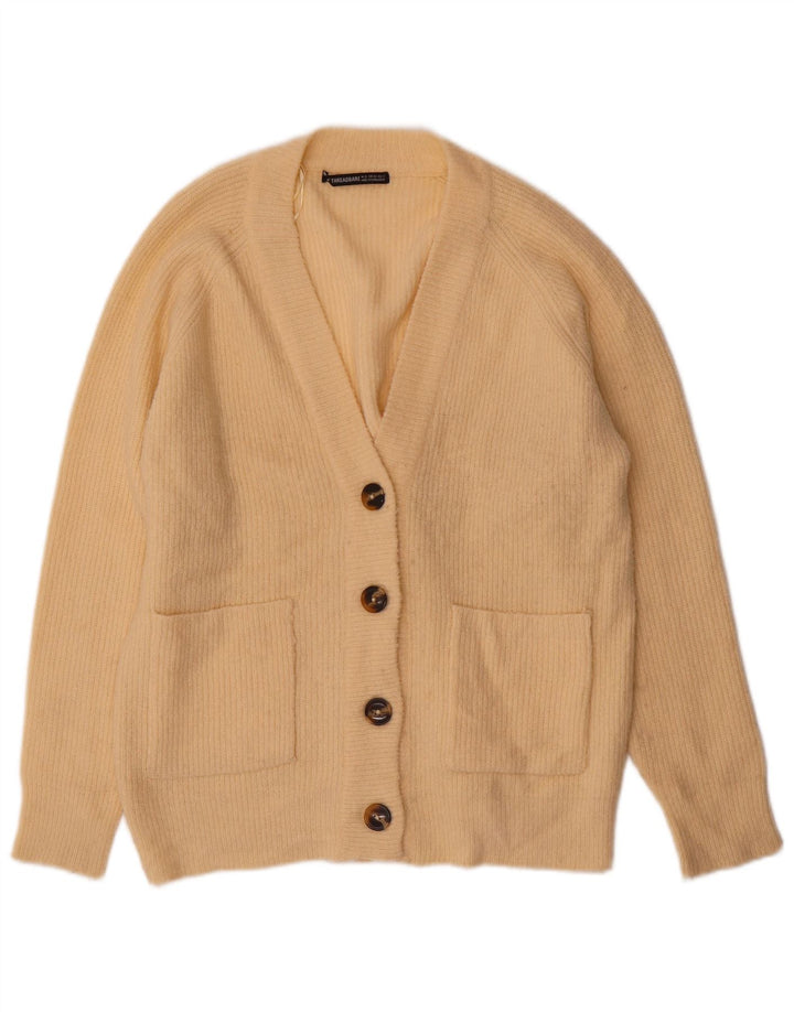 Threadbare Damen-Strickjacke in Übergröße, Gr. 6, XS, Beige, Acryl