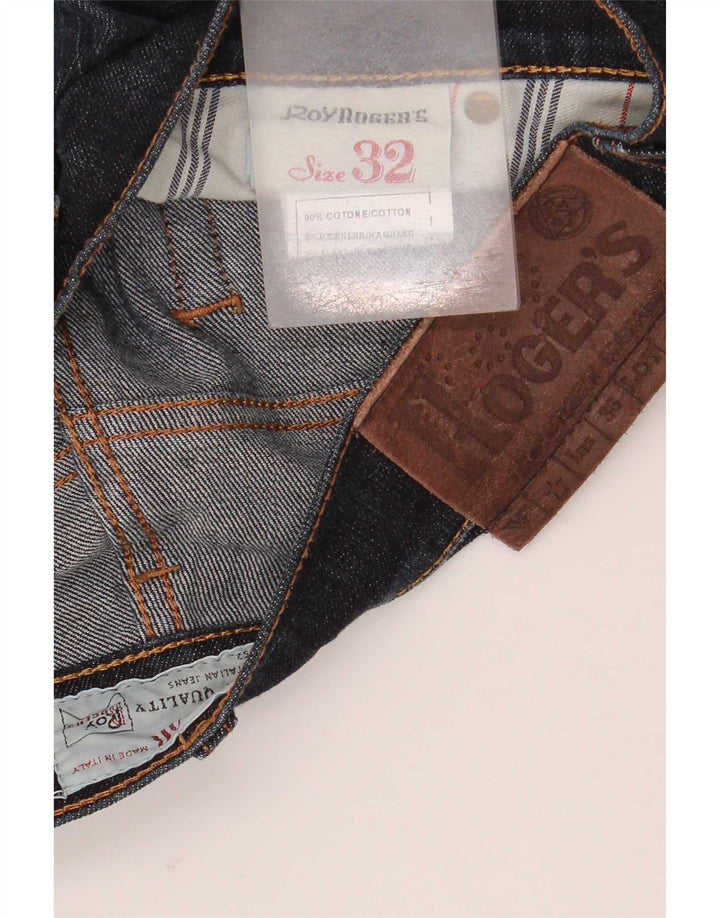 Roy Rogers Herren Slim Jeans W32 L30 Marineblau Baumwolle