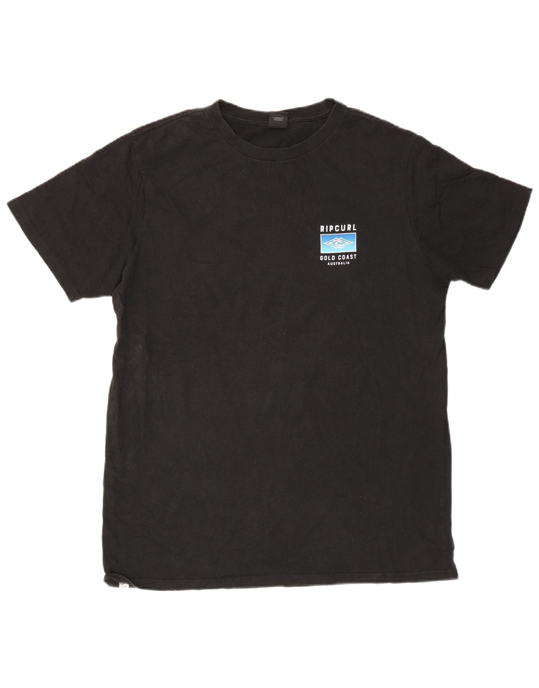 Rip Curl Herren Relaxed Fit T-Shirt Top Large Schwarz