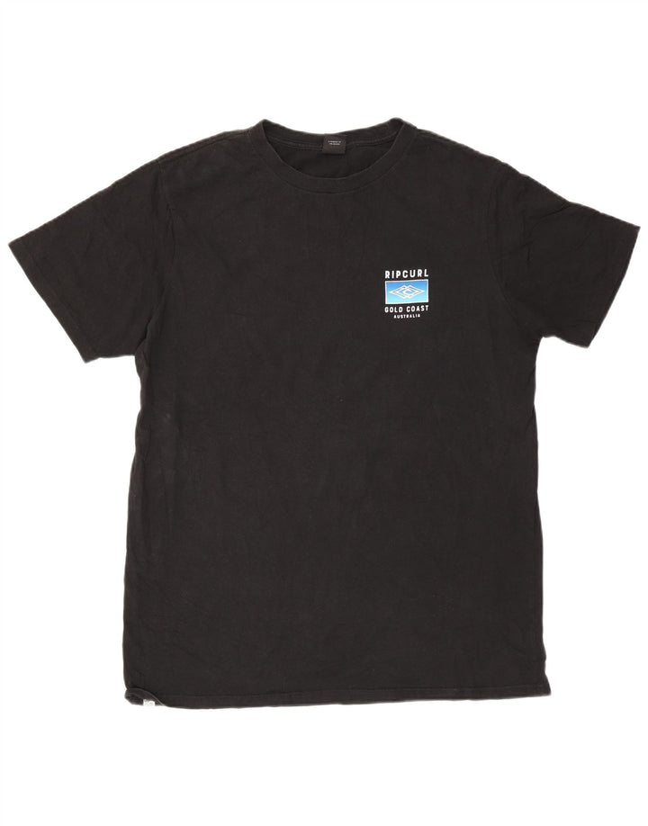 Rip Curl Herren Relaxed Fit T-Shirt Top Large Schwarz