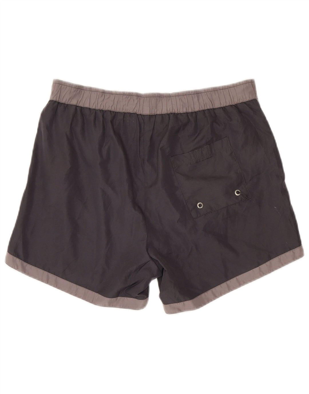 FILA Herren-Badeshorts, klein, schwarzes Farbblock-Polyester