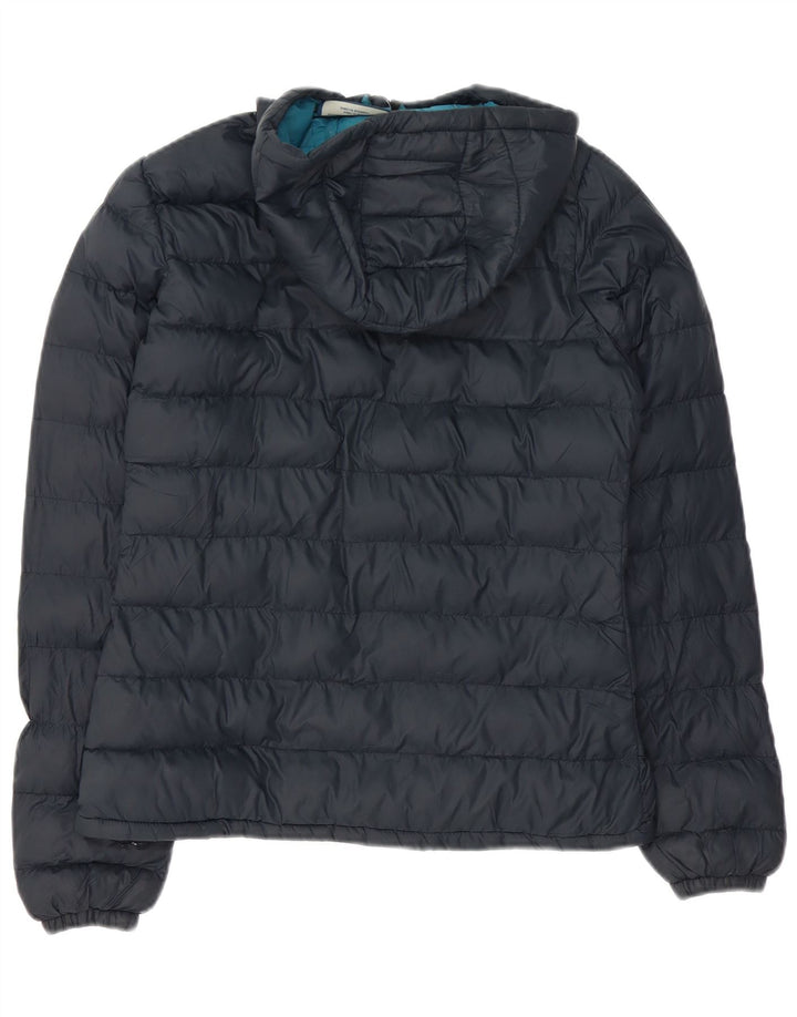 Mountain Warehouse Wattierte Damenjacke mit Kapuze, UK 8, Samll, schwarzes Polyester