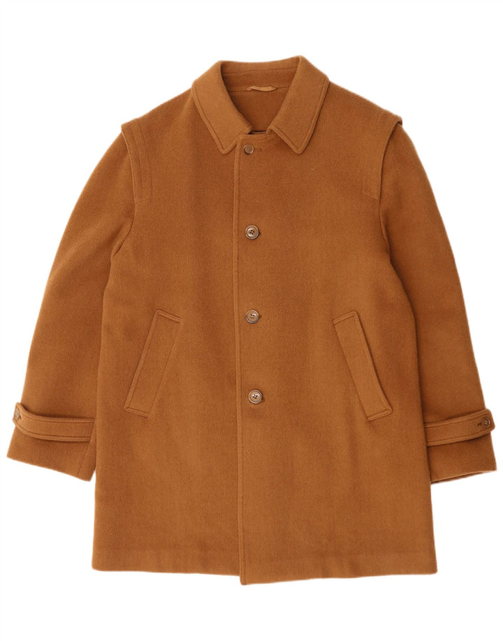 Herno Herrenmantel EU 50 Large Beige Wolle