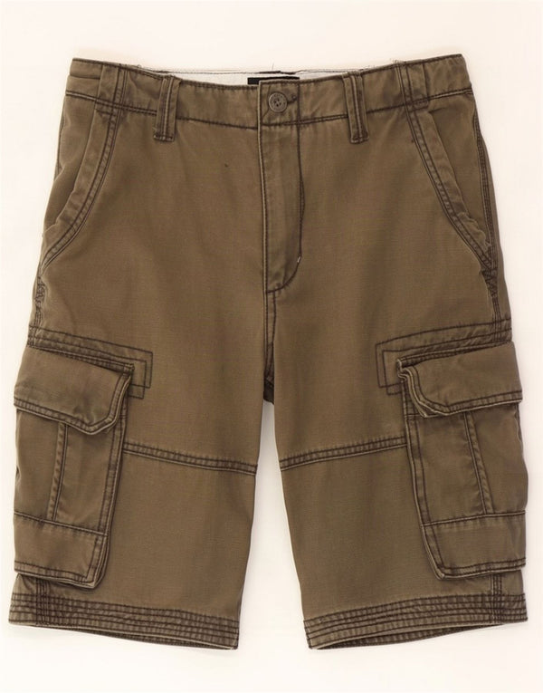 Fat Face Mens Cargo Shorts Medium W32 Khaki Cotton