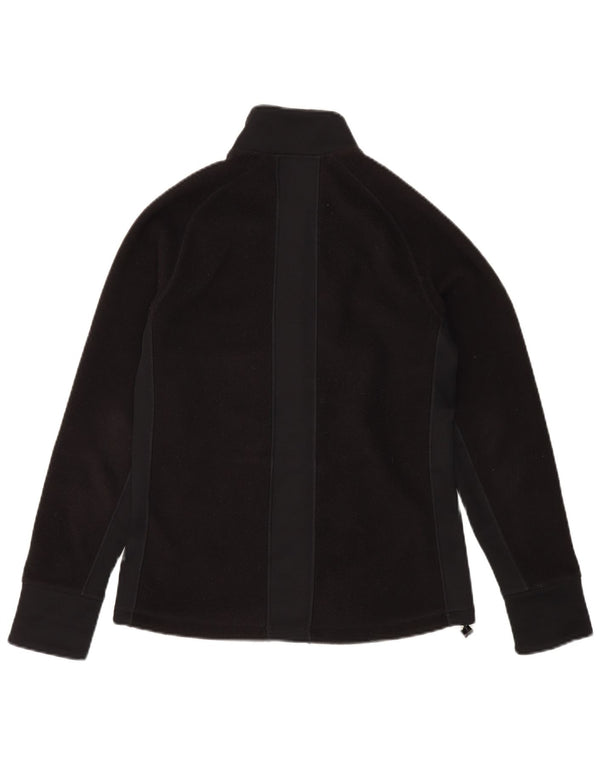 ASICS Damen Fleecejacke UK 10 Small Schwarz Polyester