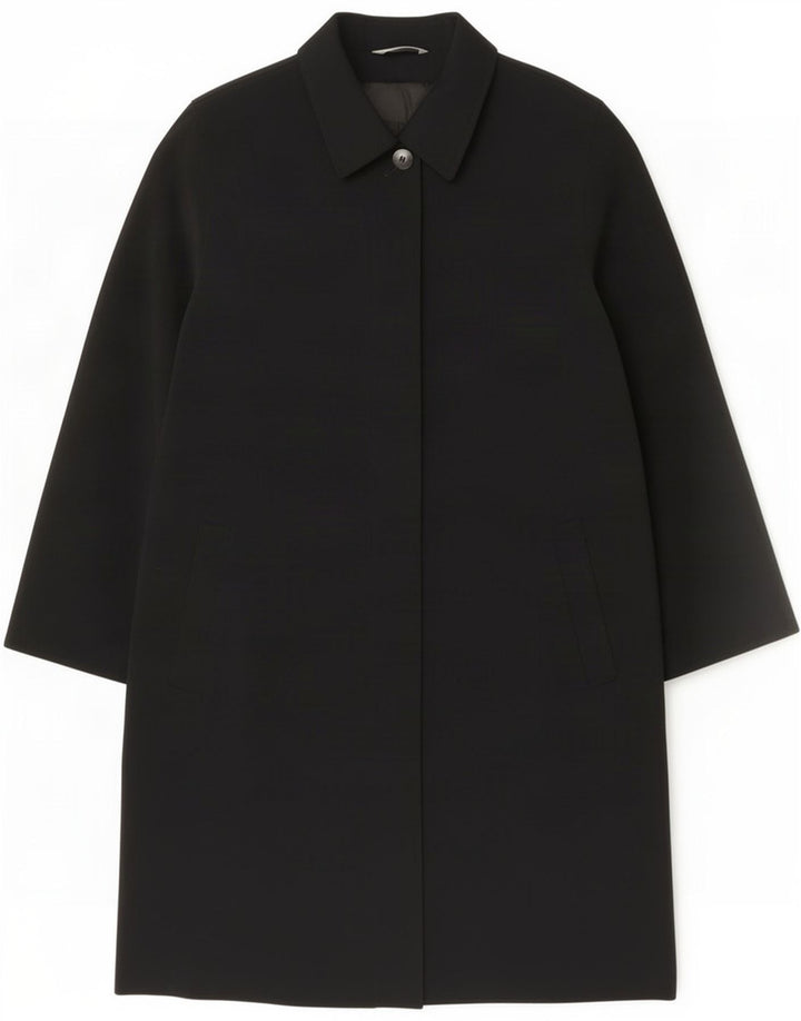 Marks & Spencer Damen-Mantel in Standard-Passform, UK 16, Größe L, Schwarz, Polyester