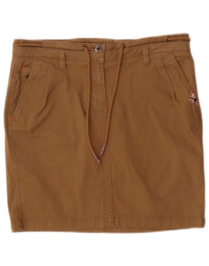 Napapijri Damen Geographic Minirock W32 Large Braun