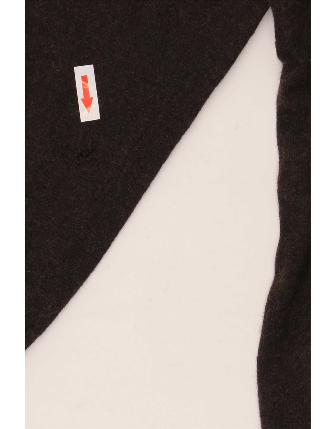 Tommy Hilfiger Herren-Pullover mit V-Ausschnitt, XL, braune Lammwolle