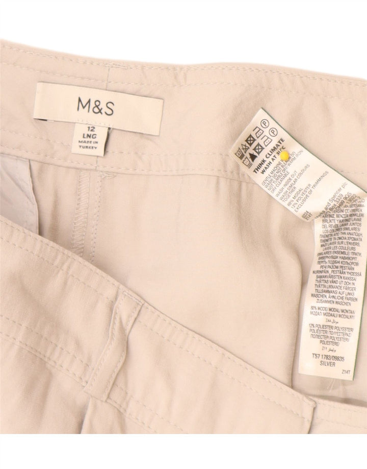Marks & Spencer Damen Jogger-Cargohose UK 12 Medium W30 L32 Grau