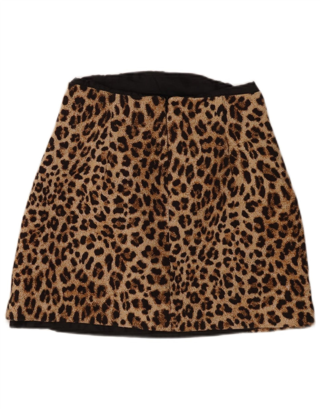 Zara Damen Minirock Small W26 Brauner Tierdruck