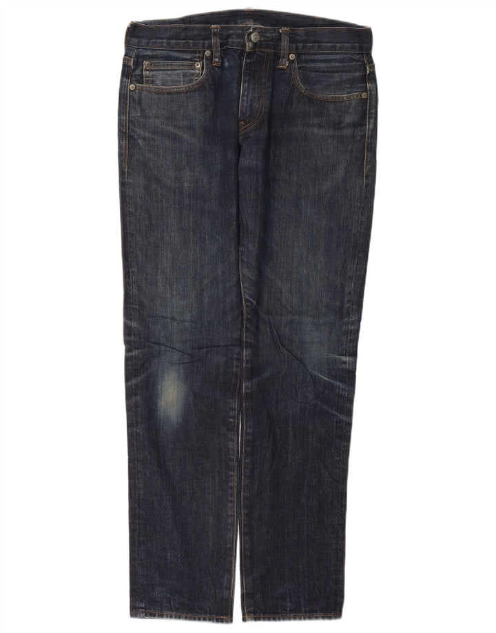J. CREW Herren 770 Straight Jeans W34 L30 Marineblau