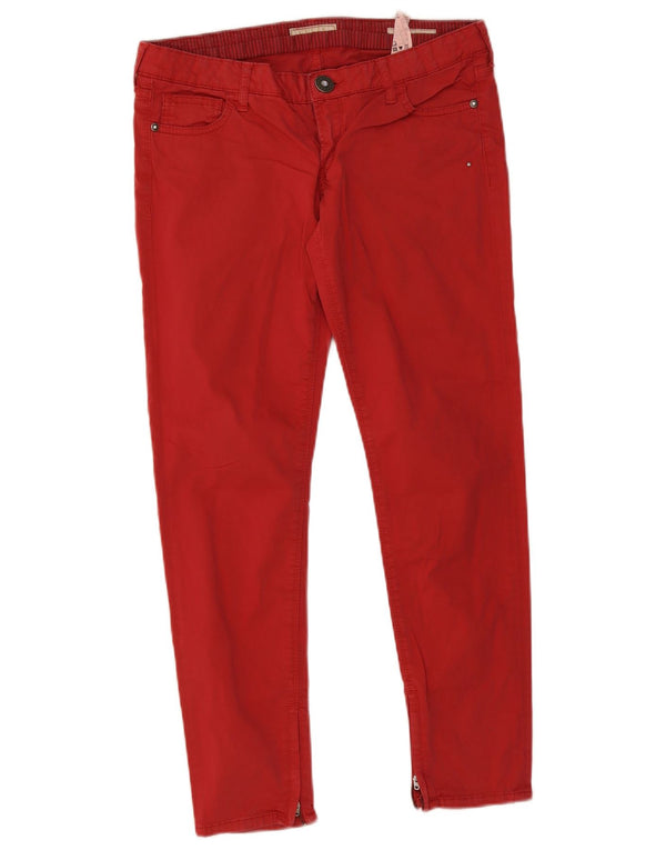 Guess Damen Skinny Jeans W31 L28 Rote Baumwolle