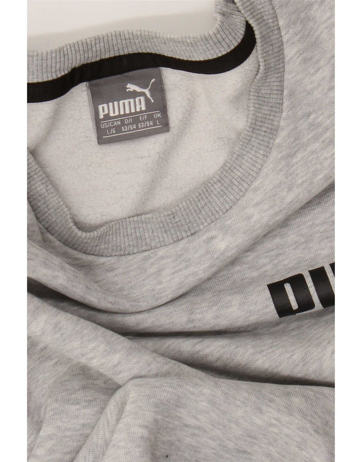 Puma Herren Sweatshirt Pullover Large Grau