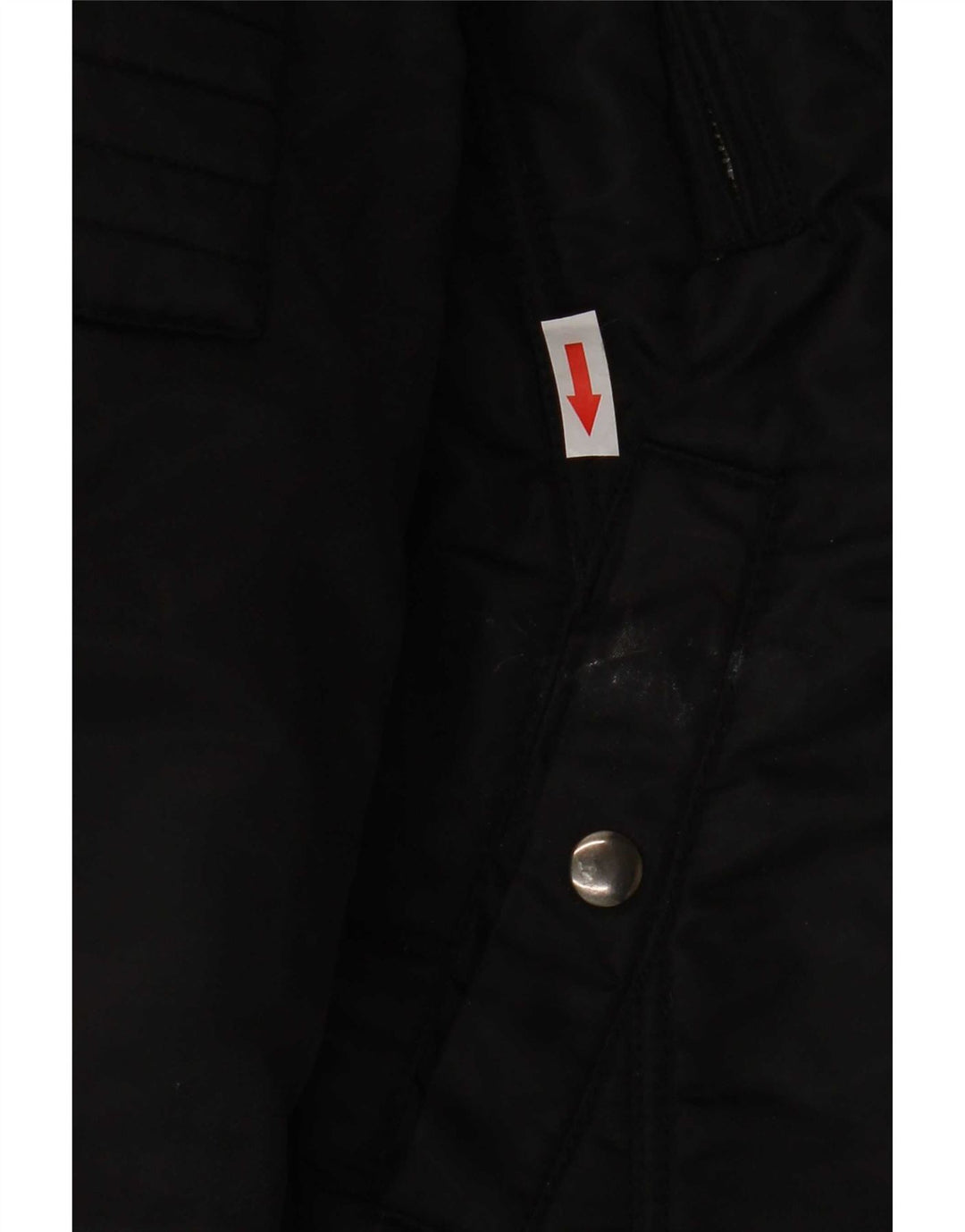 Replay Damen Crop Bikerjacke UK 12 Medium Schwarz