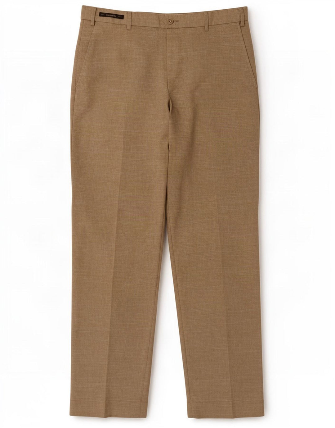 Gerade Herren-Anzughose von Marks & Spencer, W32, L31, Beige, Polyester