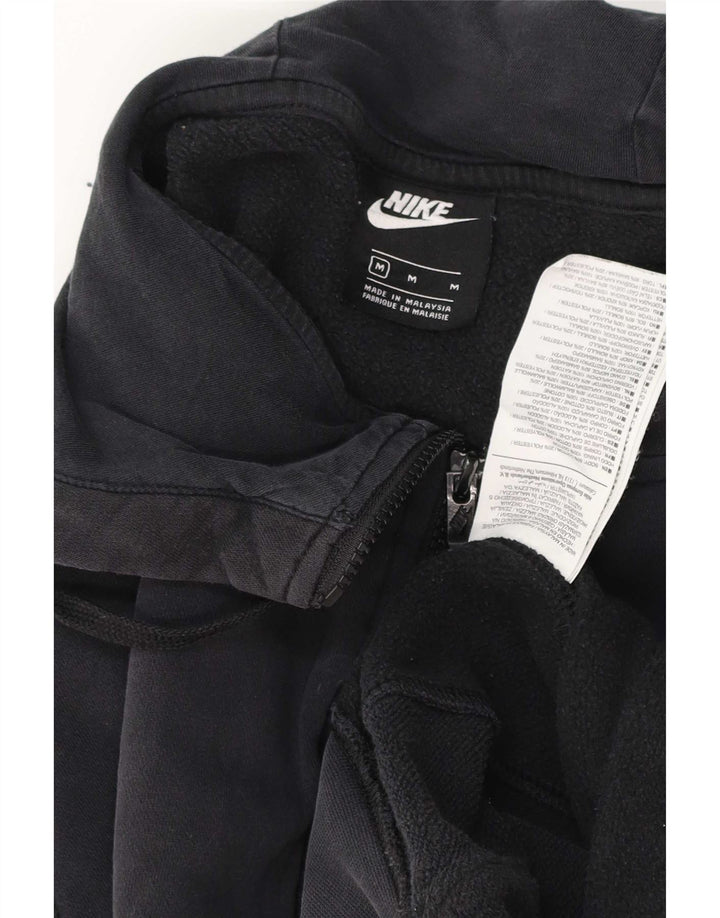 Nike Herren-Kapuzenpullover mit Reißverschluss, mittelschwarz, Baumwolle