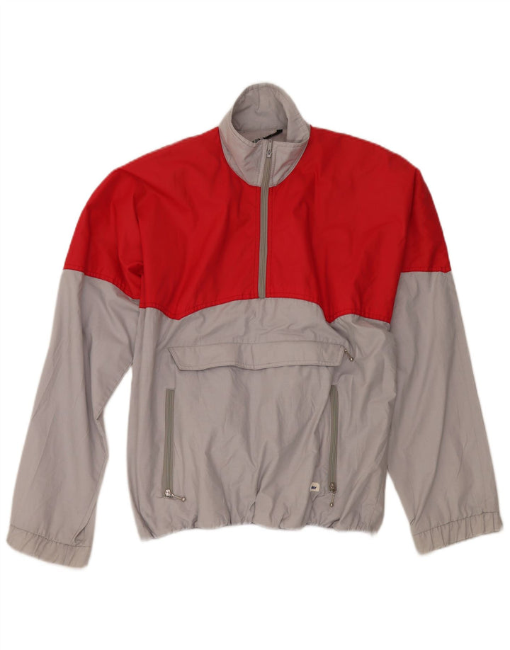 K-Way Herren-Pullover-Trainingsanzug, Oberjacke, mittelrotes Farbblock-Polyester