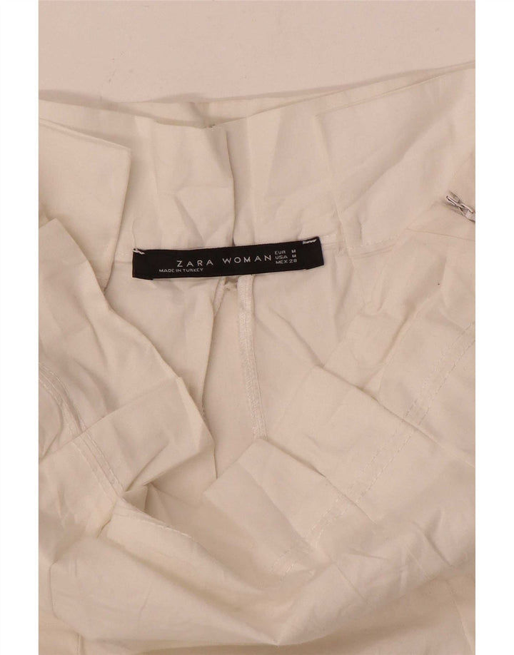 Zara Damen A-Linien-Rock Medium W30 Weiß