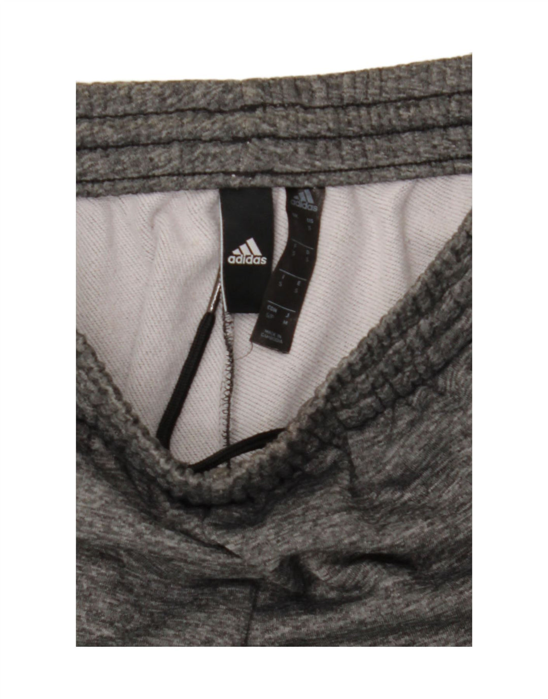 Adidas Herren-Trainingshose, klein, graues Colourblock-Polyester