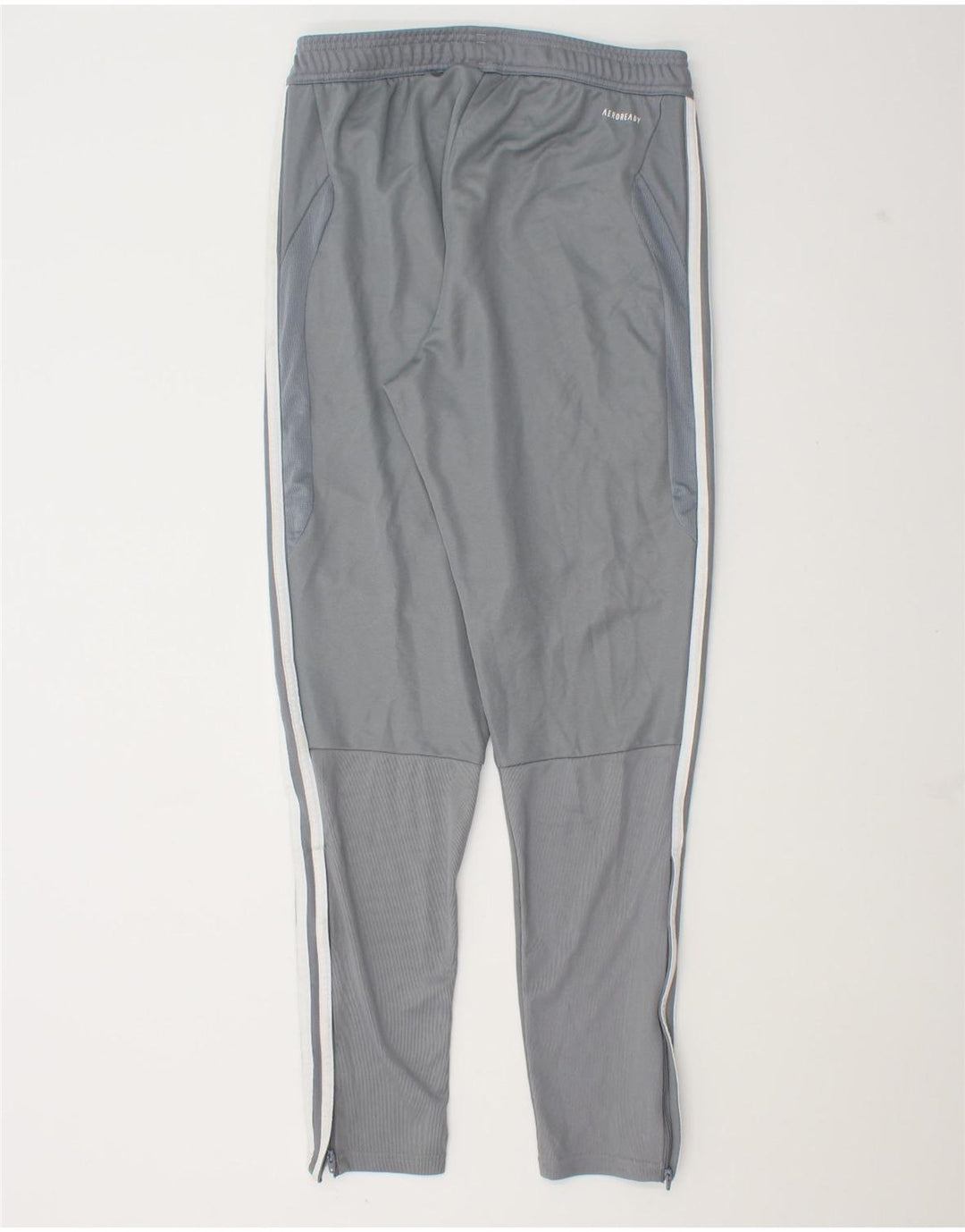 Adidas Herren-Trainingshose, klein, grau, Polyester
