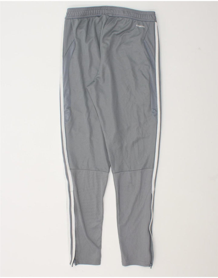 Adidas Herren-Trainingshose, klein, grau, Polyester