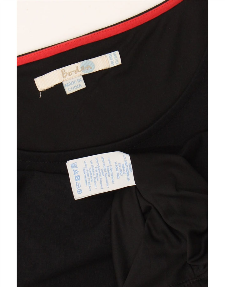 BODEN A-Linien-Kleid für Damen, UK 44, groß, mehrfarbig, Colourblock-Baumwolle