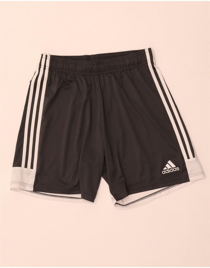 Adidas Herren Sportshorts mittelgraues Colourblock-Polyester