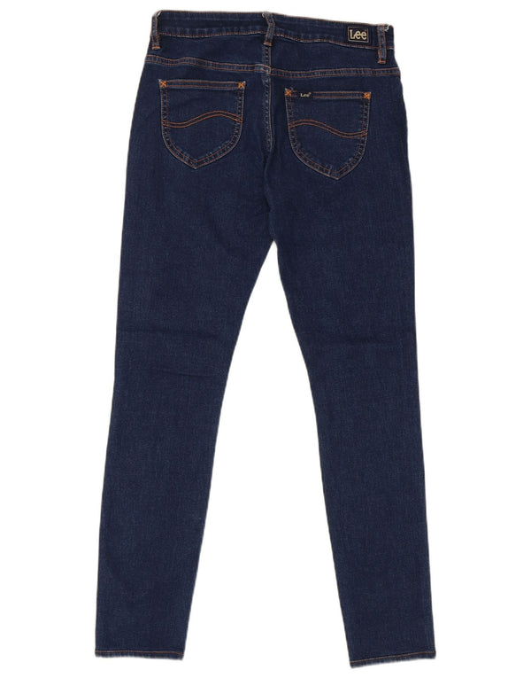 Lee Girls Licks Skinny Jeans, 7–8 Jahre, W28 L27, Marineblau, Baumwolle