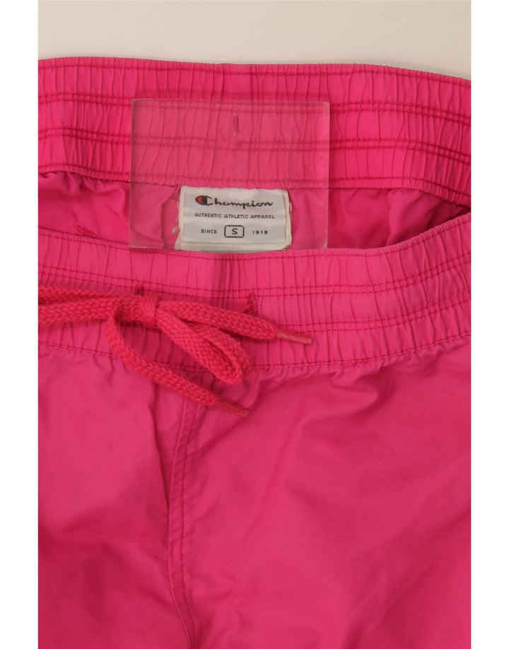 Champion Damen Sportshorts UK 10 Small Rosa Polyamid