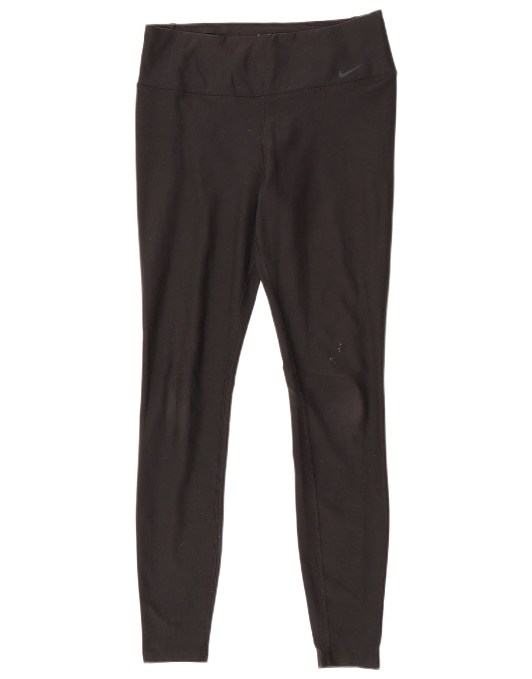 Nike Damen Dri Fit Leggings UK 14 Mittelschwarzes Polyester