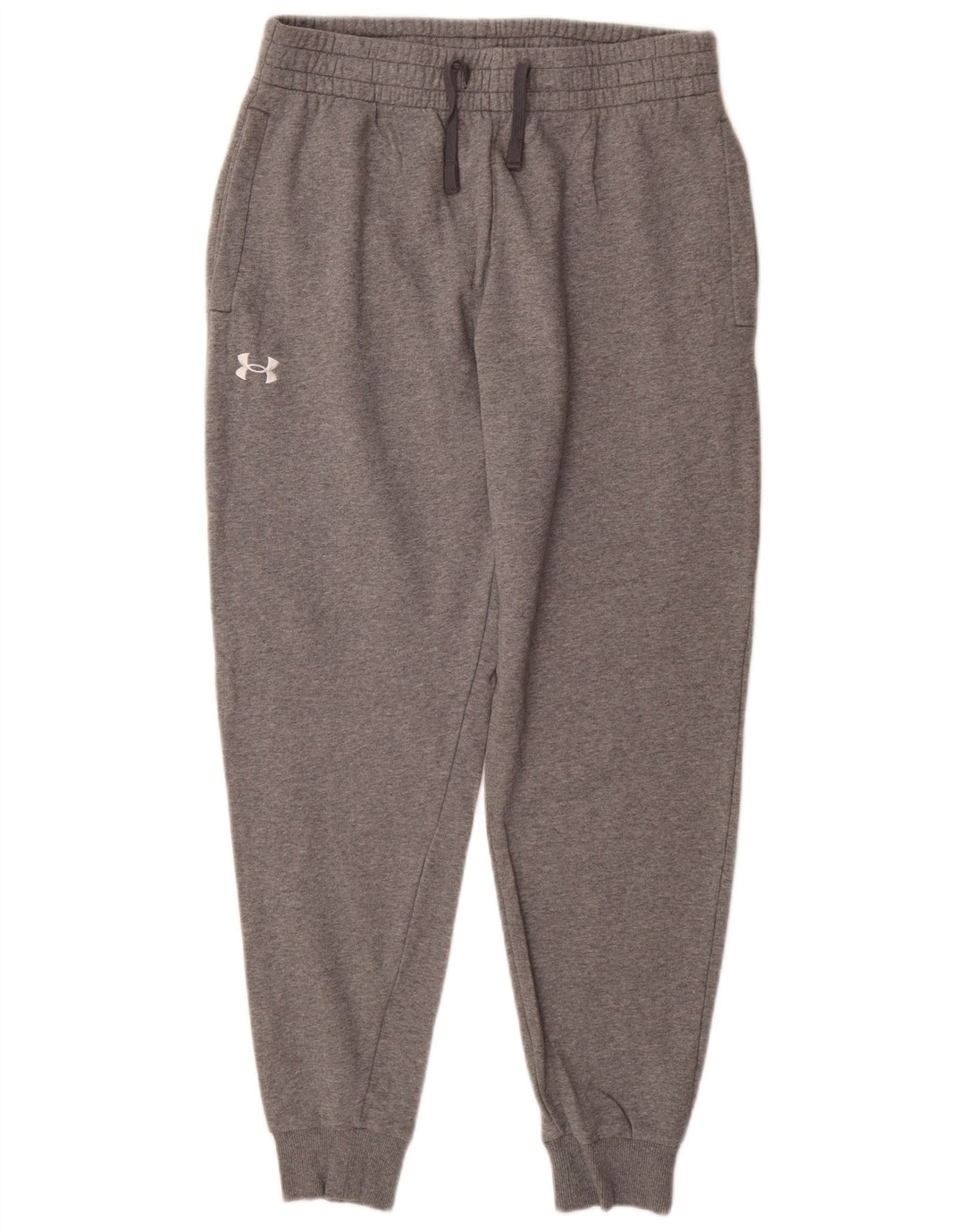 UNDER ARMOUR Damen-Trainingshose, Jogginghose, UK 14, Größe L, Grau, Baumwolle