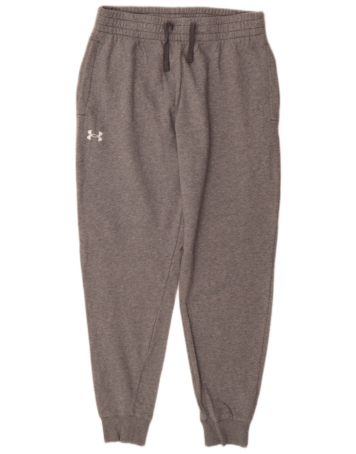 UNDER ARMOUR Damen-Trainingshose, Jogginghose, UK 14, Größe L, Grau, Baumwolle