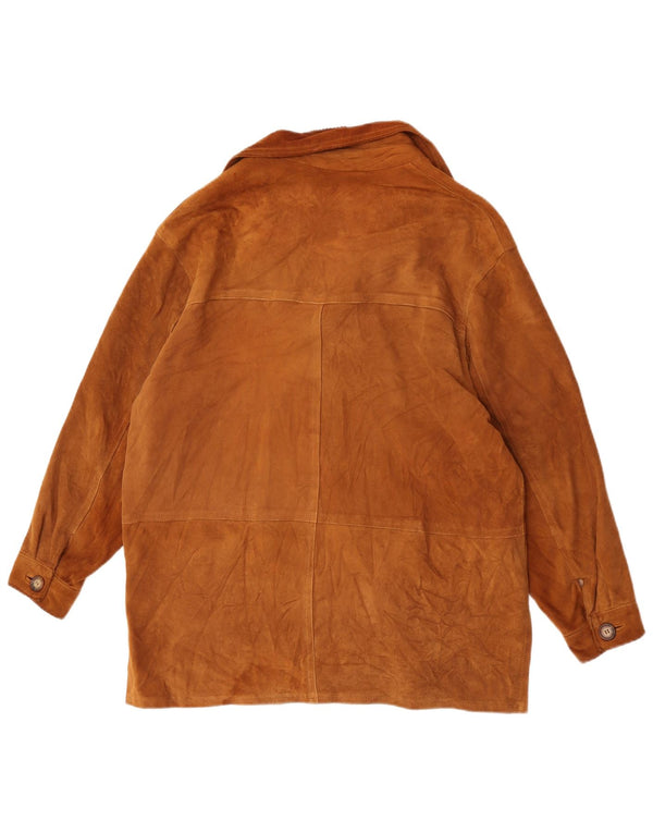 Legendäre Jacke 1957 Damen 3-Knopf-Blazerjacke UK 14 Mittelbraun