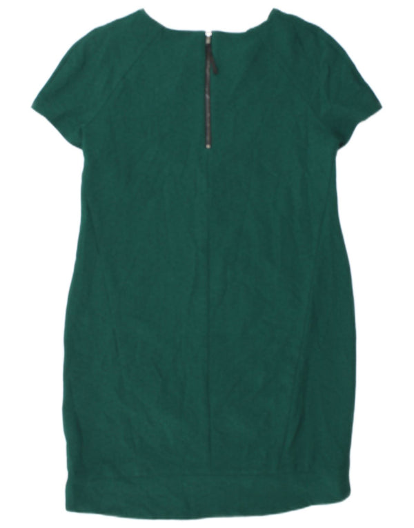 Topshop Damen Etuikleid UK 10 Small Grün Polyester