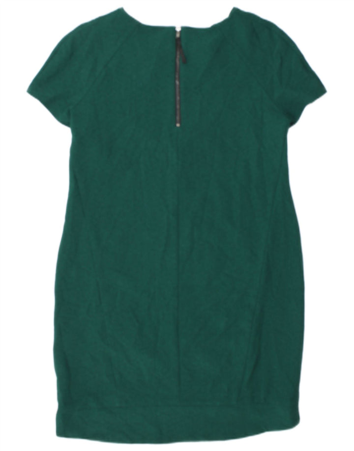 Topshop Damen Etuikleid UK 10 Small Grün Polyester