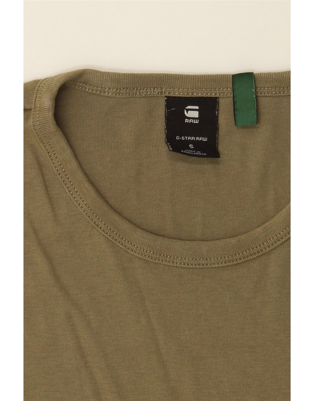 G-STAR Mens T-Shirt Top Small Green Cotton Vintage G-Star and Second-Hand G-Star from Messina Hembry 