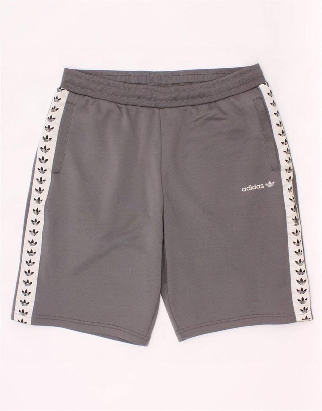 Adidas Jungen Graphic Sport Shorts 13–14 Jahre Graues Colourblock-Polyester
