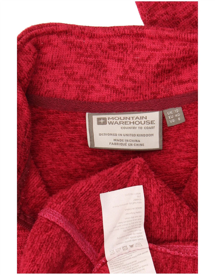 Mountain Warehouse Damen-Sweatshirt-Pullover UK 12 Mittelrosa meliert