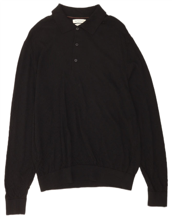 Marks & Spencer Herren Autograph Rollkragenpullover Pullover XL Schwarz