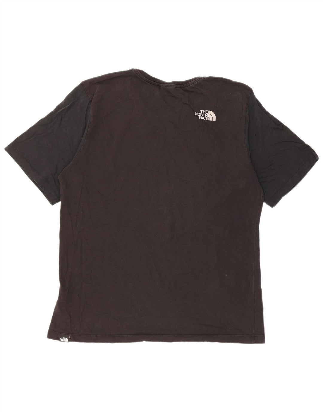 The North Face Damen T-Shirt Top UK 14 Mittelschwarze Baumwolle