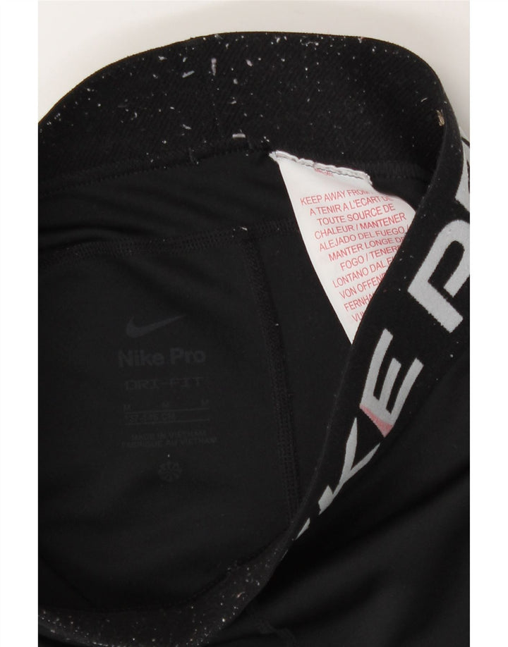 Nike Mädchen-Grafik-Leggings, 10–11 Jahre, mittleres schwarzes Polyester