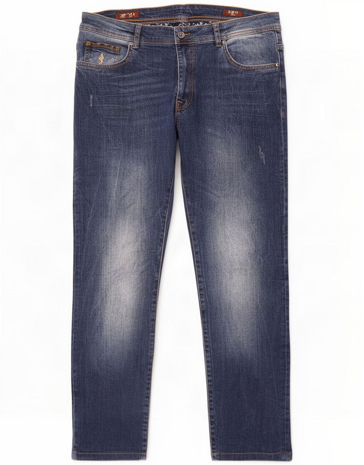 Marlboro Classics Herren Slim Jeans W36 L28 Blau